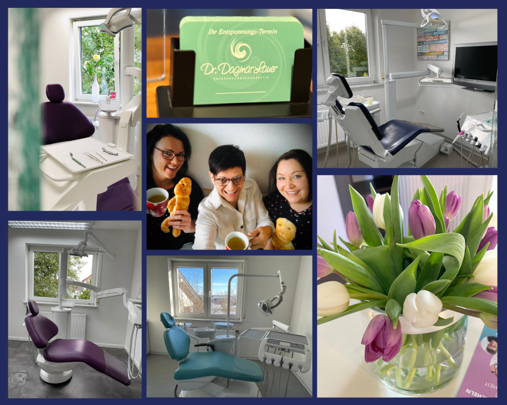 Collage dunkler Hintergrund